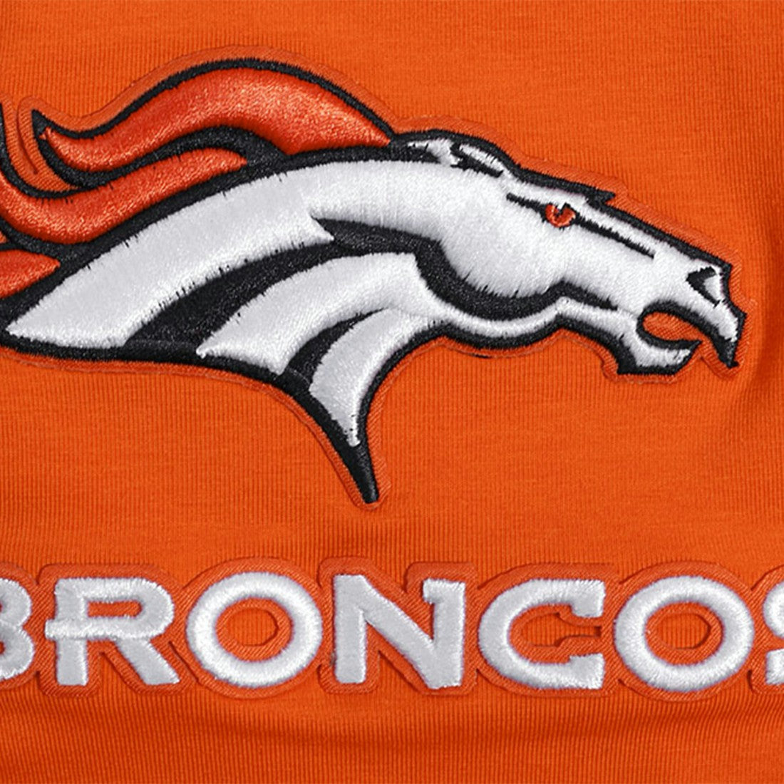 Denver Broncos Pro Standard Frozen Single Jersey T-Shirt - Orange T-shirts