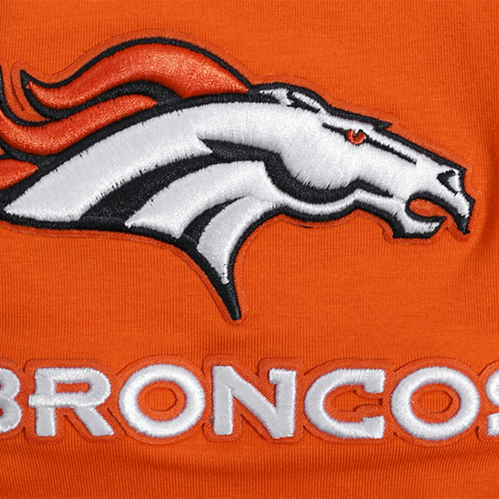 Denver Broncos Pro Standard Frozen Single Jersey T-Shirt - Orange T-shirts