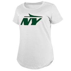 New York Jets New Era Women's NY Logo T-Shirt - White T-shirts