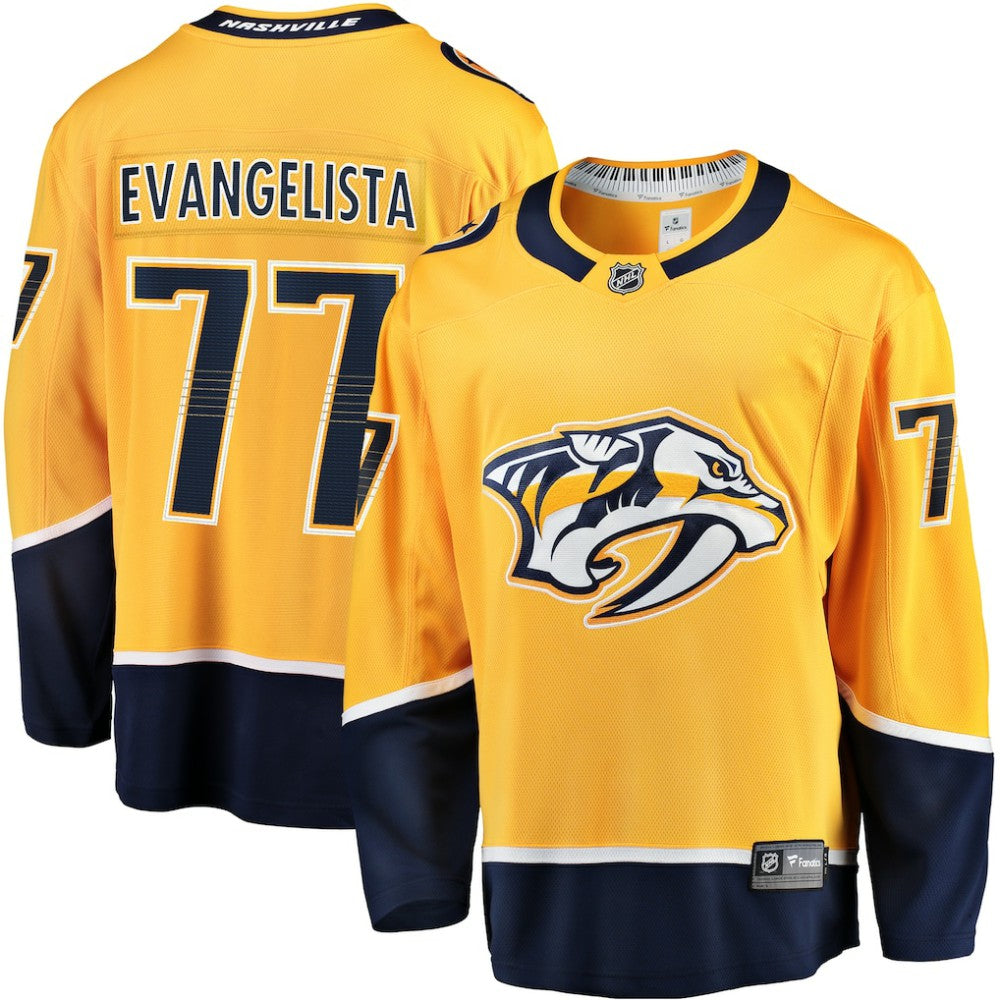 Luke Evangelista Nashville Predators Fanatics Premier Breakaway Player Jersey - Gold | US 201454727