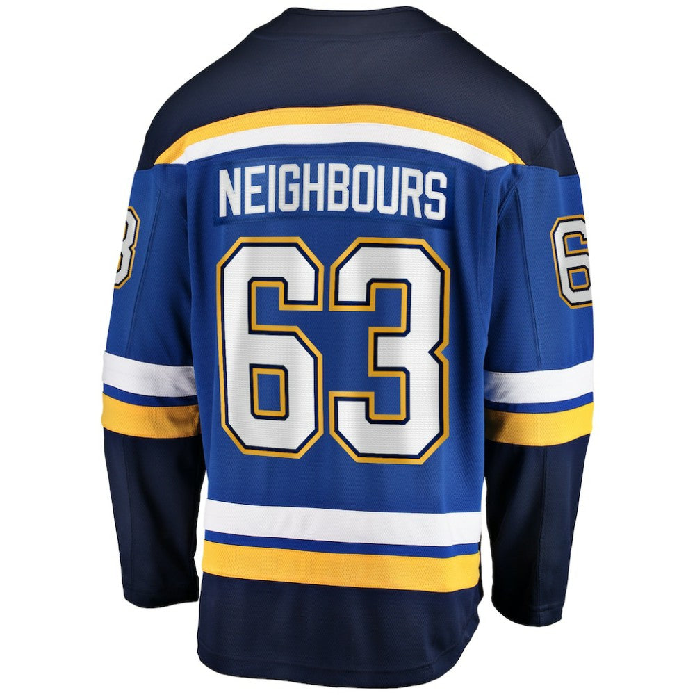 Jake Neighbours St. Louis Blues Fanatics Home Premier Breakaway Player Jersey - Blue | US 201454744
