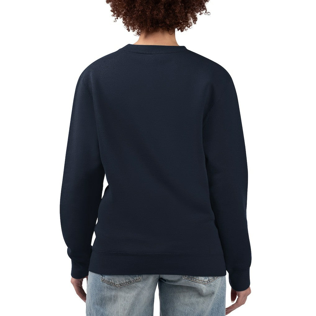 Chicago Bears G-III 4Her by Carl Banks Women's Football Logo Graphic Fleece Tri-Blend Pullover Sweatshirt - Navy Pullover