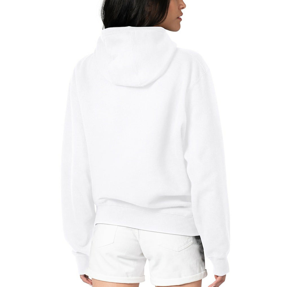 Cincinnati Bengals G-III 4Her by Carl Banks Women's Football Logo Fleece Tri-Blend Pullover Hoodie - White Hoodies