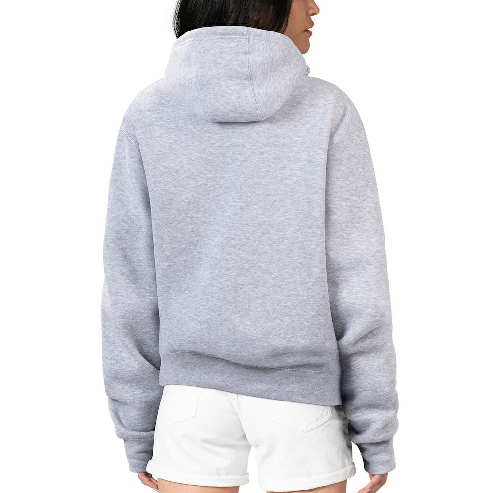 Washington Commanders G-III 4Her by Carl Banks Women's Football Logo Fleece Tri-Blend Pullover Hoodie - Heather Gray Hoodies