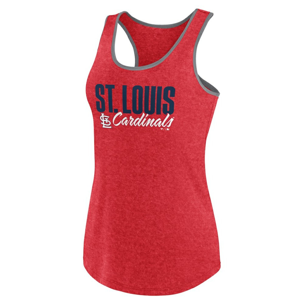 St. Louis Cardinals Profile Women's Plus Size Racerback Tank Top - Red Tanks