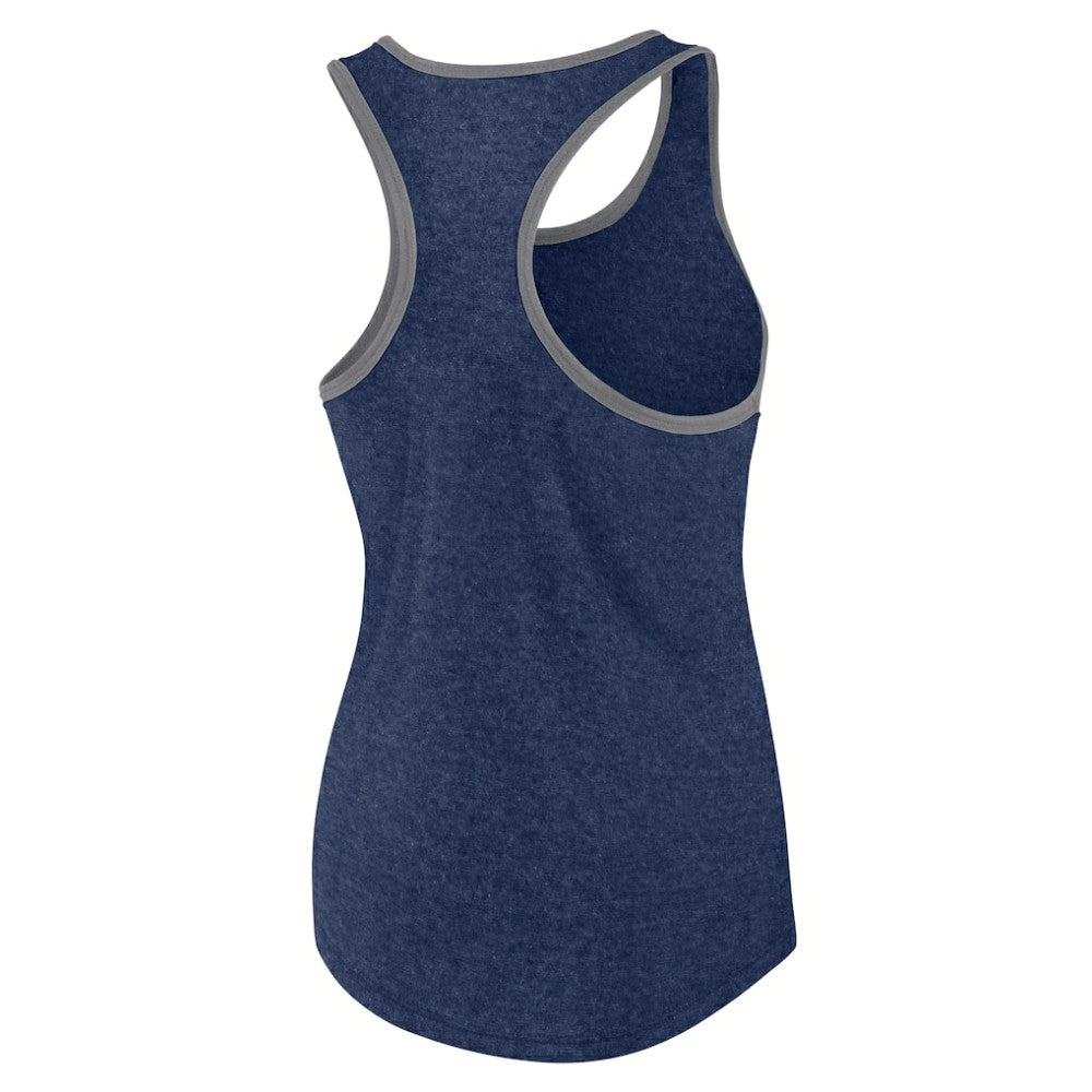 Boston Red Sox Profile Women's Plus Size Racerback Tank Top - Navy Tanks
