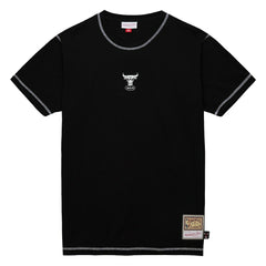 Chicago Bulls Hardwood Classics Contrast 2K Graphic T-Shirt Black - Mitchell & Ness
