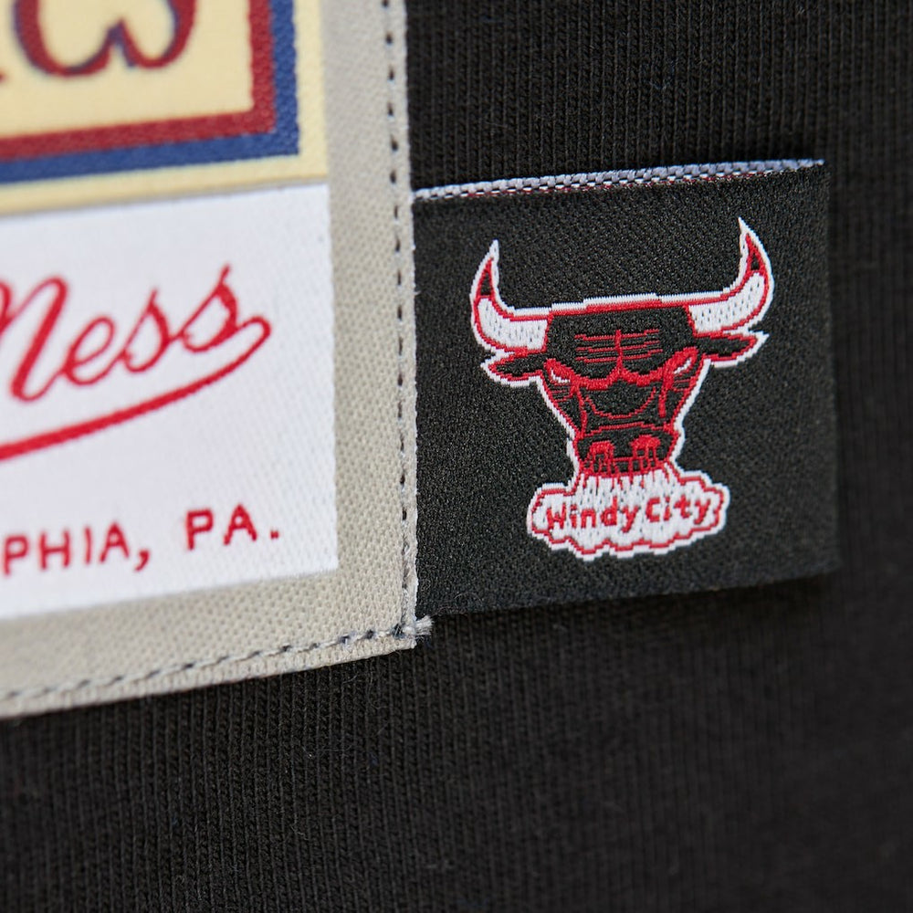 Chicago Bulls Hardwood Classics Contrast 2K Graphic T-Shirt Black - Mitchell & Ness