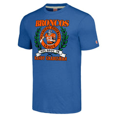Randy Gradishar Denver Broncos Homage Unisex Caricature Retired Player Tri-Blend T-Shirt - Royal T-shirts