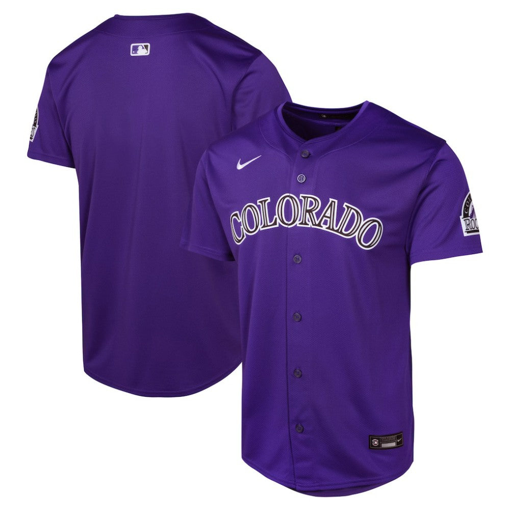 Colorado Rockies Nike Youth Alternate Limited Jersey - Purple Jerseys