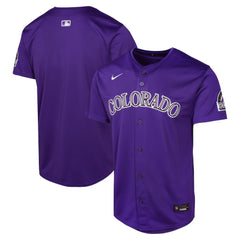 Colorado Rockies Nike Youth Alternate Limited Jersey - Purple Jerseys