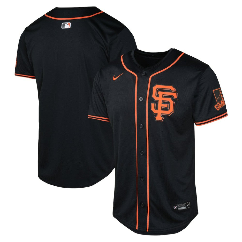 San Francisco Giants Nike Youth Alternate Limited Jersey - Black Jerseys
