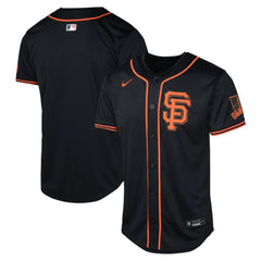 San Francisco Giants Nike Youth Alternate Limited Jersey - Black Jerseys