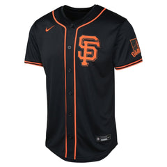 San Francisco Giants Nike Youth Alternate Limited Jersey - Black Jerseys