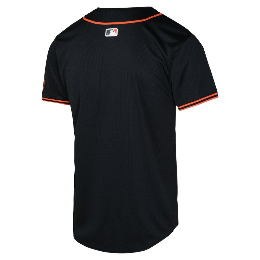 San Francisco Giants Nike Youth Alternate Limited Jersey - Black Jerseys
