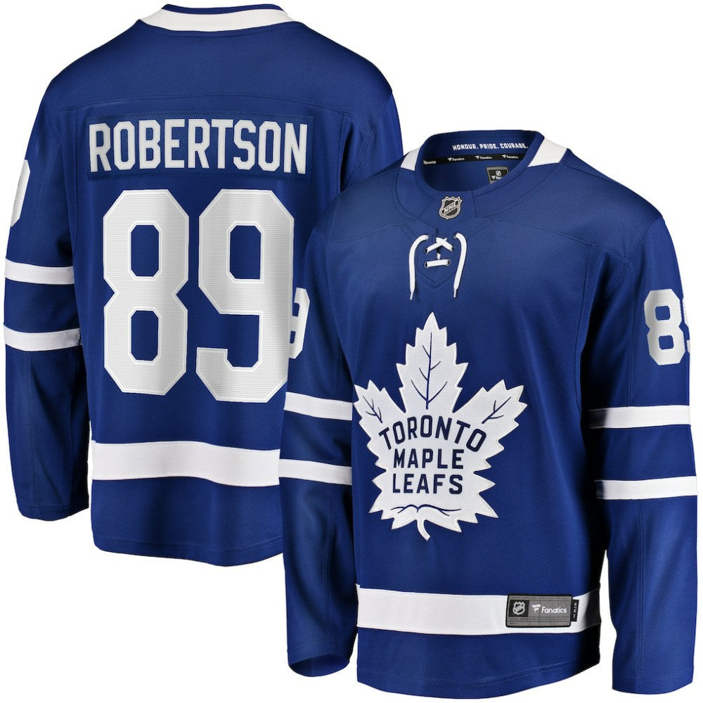 Nicholas Robertson Toronto Maple Leafs Fanatics Home Premier Breakaway Player Jersey - Blue | US 201462535
