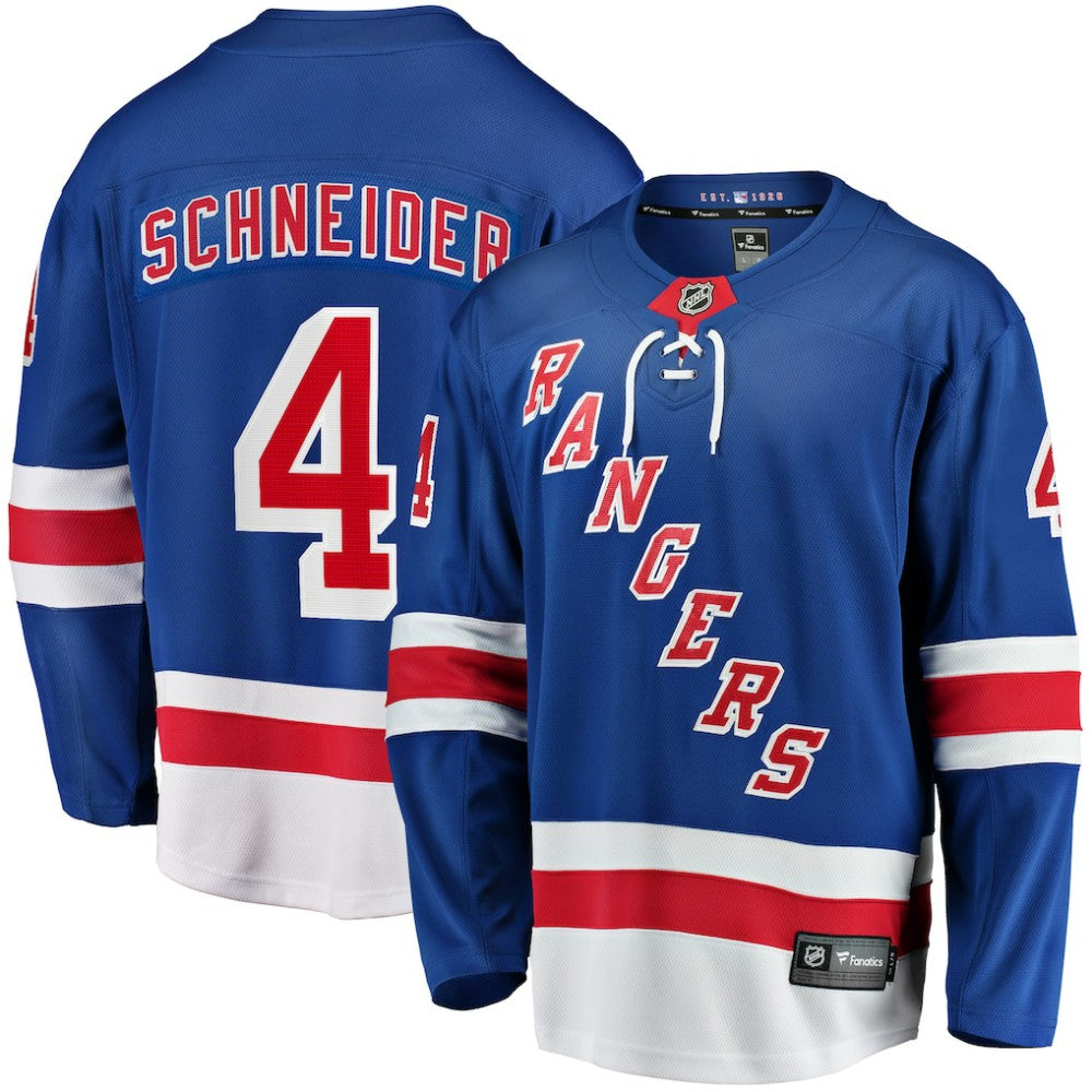 Braden Schneider New York Rangers Fanatics Home Premier Breakaway Player Jersey - Blue | US 201462547