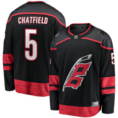 Jalen Chatfield Carolina Hurricanes Fanatics Home Premier Breakaway Player Jersey - Black | US 201462550