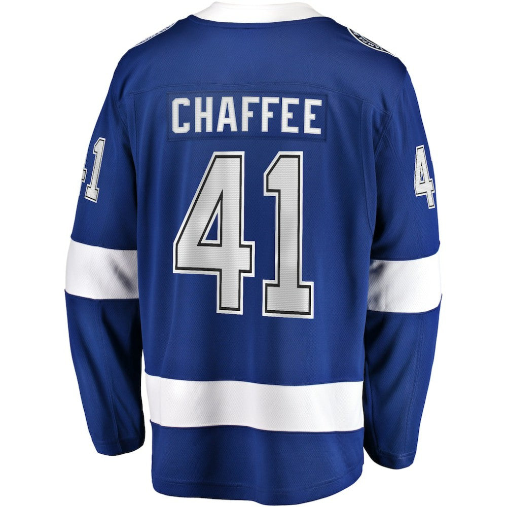 Mitchell Chaffee Tampa Bay Lightning Fanatics Home Premier Breakaway Player Jersey - Blue | US 201462571