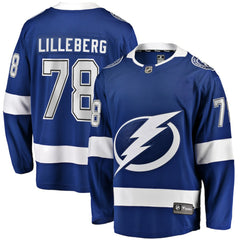 Emil Lilleberg Tampa Bay Lightning Fanatics Home Premier Breakaway Player Jersey - Blue | US 201462574
