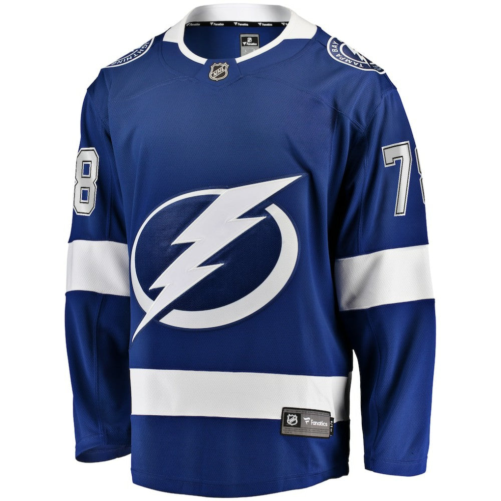 Emil Lilleberg Tampa Bay Lightning Fanatics Home Premier Breakaway Player Jersey - Blue | US 201462574
