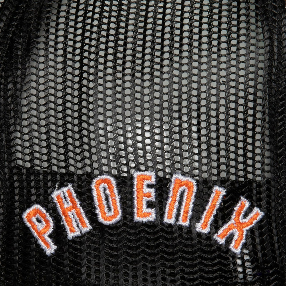 Phoenix Suns Hardwood Classics Blocker Foam Front Trucker Snapback Hat White - Mitchell & Ness