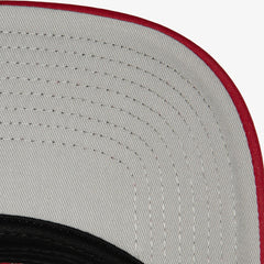 Miami Heat Hardwood Classics Blocker Foam Front Trucker Adjustable Hat White - Mitchell & Ness