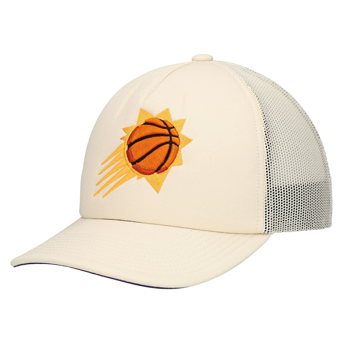 Phoenix Suns Trucker Adjustable Hat Cream - Mitchell & Ness