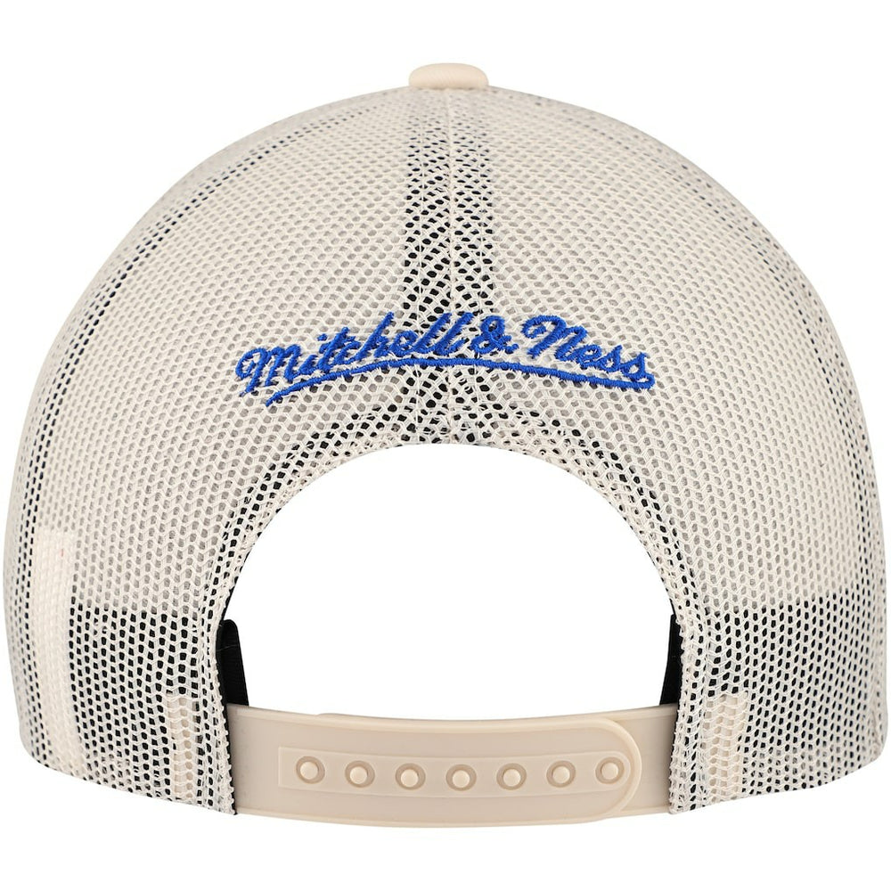 Philadelphia 76ers Trucker Adjustable Hat Cream - Mitchell & Ness
