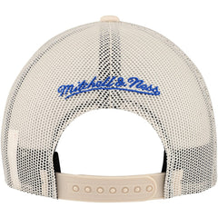 Philadelphia 76ers Trucker Adjustable Hat Cream - Mitchell & Ness