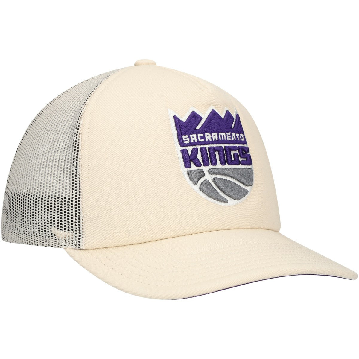 Sacramento Kings Trucker Adjustable Hat Cream - Mitchell & Ness