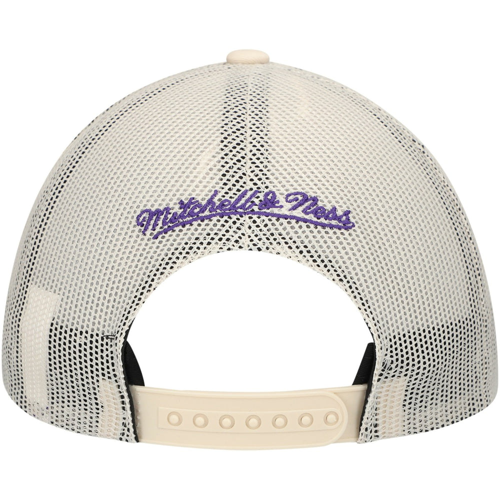 Sacramento Kings Trucker Adjustable Hat Cream - Mitchell & Ness