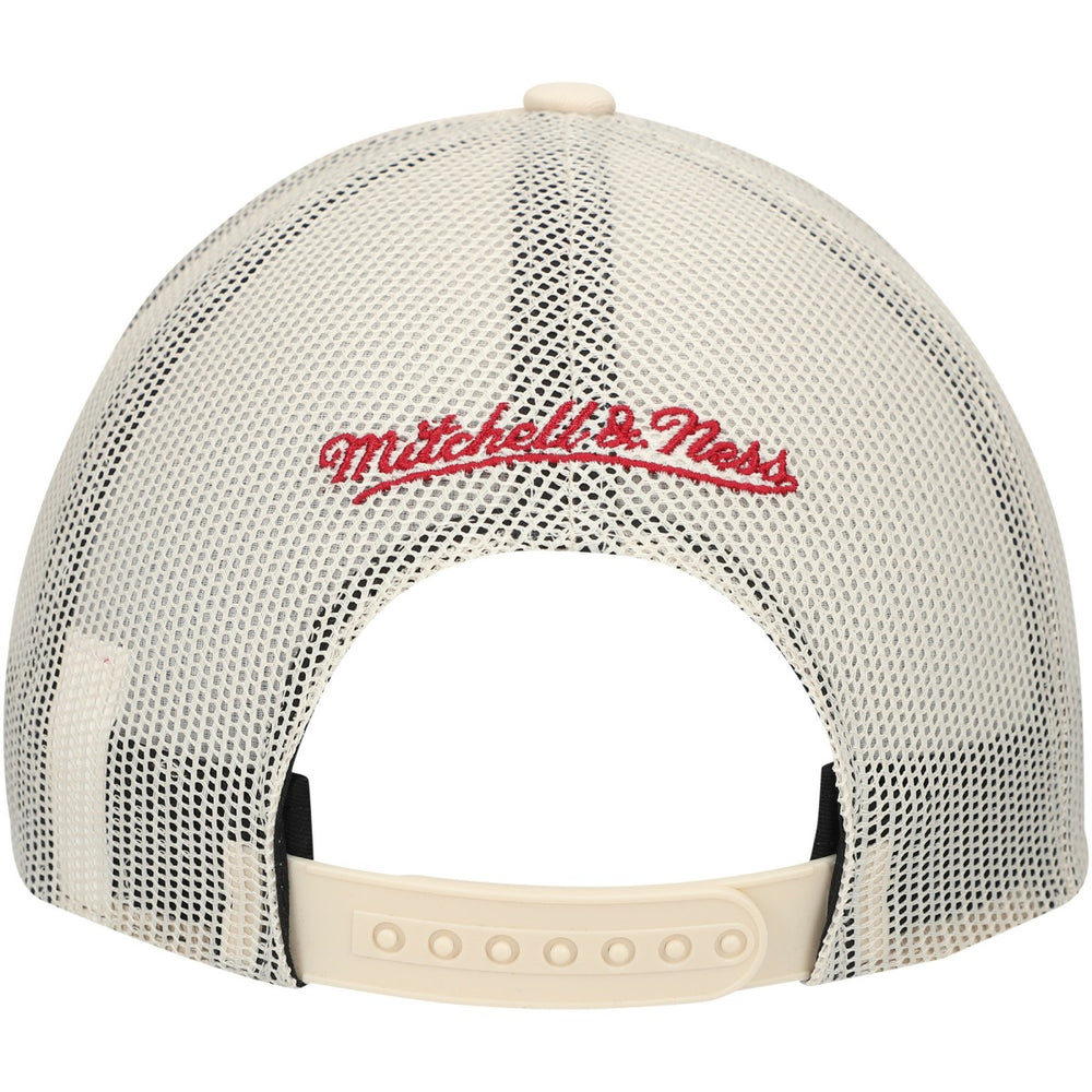 Miami Heat Trucker Adjustable Hat Cream - Mitchell & Ness