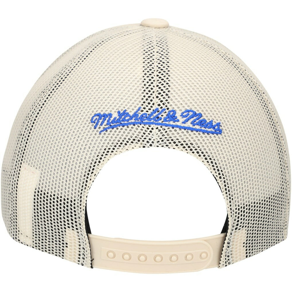 Dallas Mavericks Trucker Adjustable Hat Cream - Mitchell & Ness