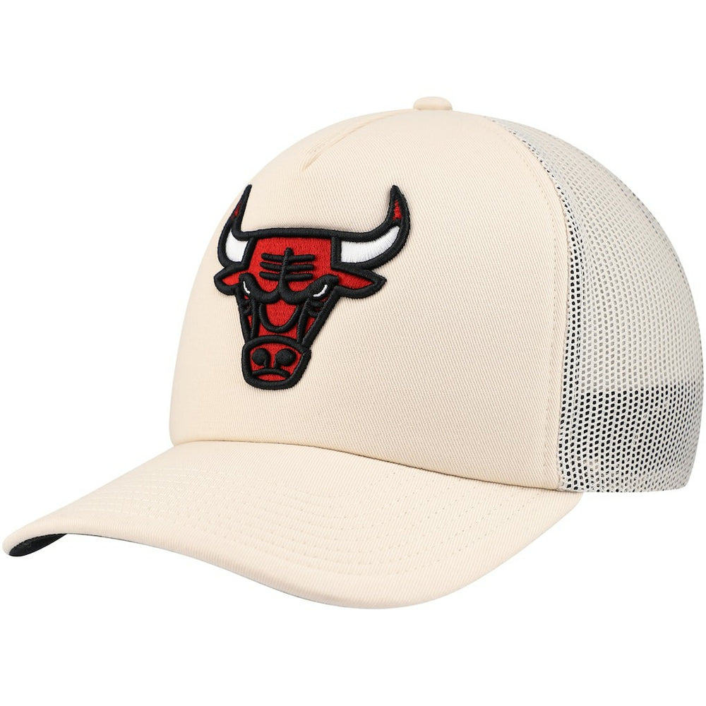 Chicago Bulls Trucker Adjustable Hat Cream - Mitchell & Ness