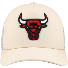Chicago Bulls Trucker Adjustable Hat Cream - Mitchell & Ness