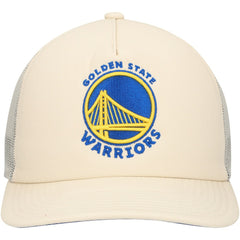 Golden State Warriors Trucker Adjustable Hat Cream - Mitchell & Ness