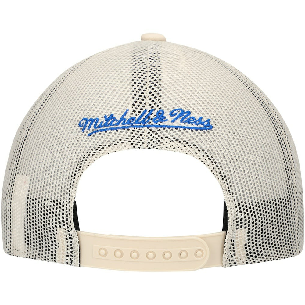 Golden State Warriors Trucker Adjustable Hat Cream - Mitchell & Ness