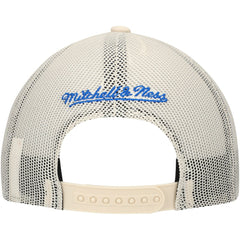 Golden State Warriors Trucker Adjustable Hat Cream - Mitchell & Ness