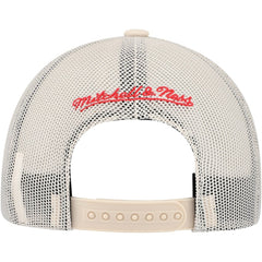 Chicago Blackhawks Mitchell & Ness Foam Front Trucker Adjustable Hat - Cream | US 201463700