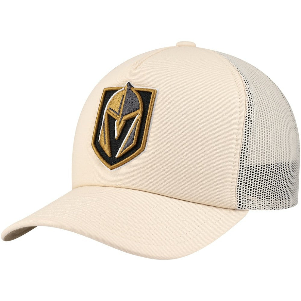 Vegas Golden Knights Mitchell & Ness Foam Front Trucker Adjustable Hat - Cream | US 201463704