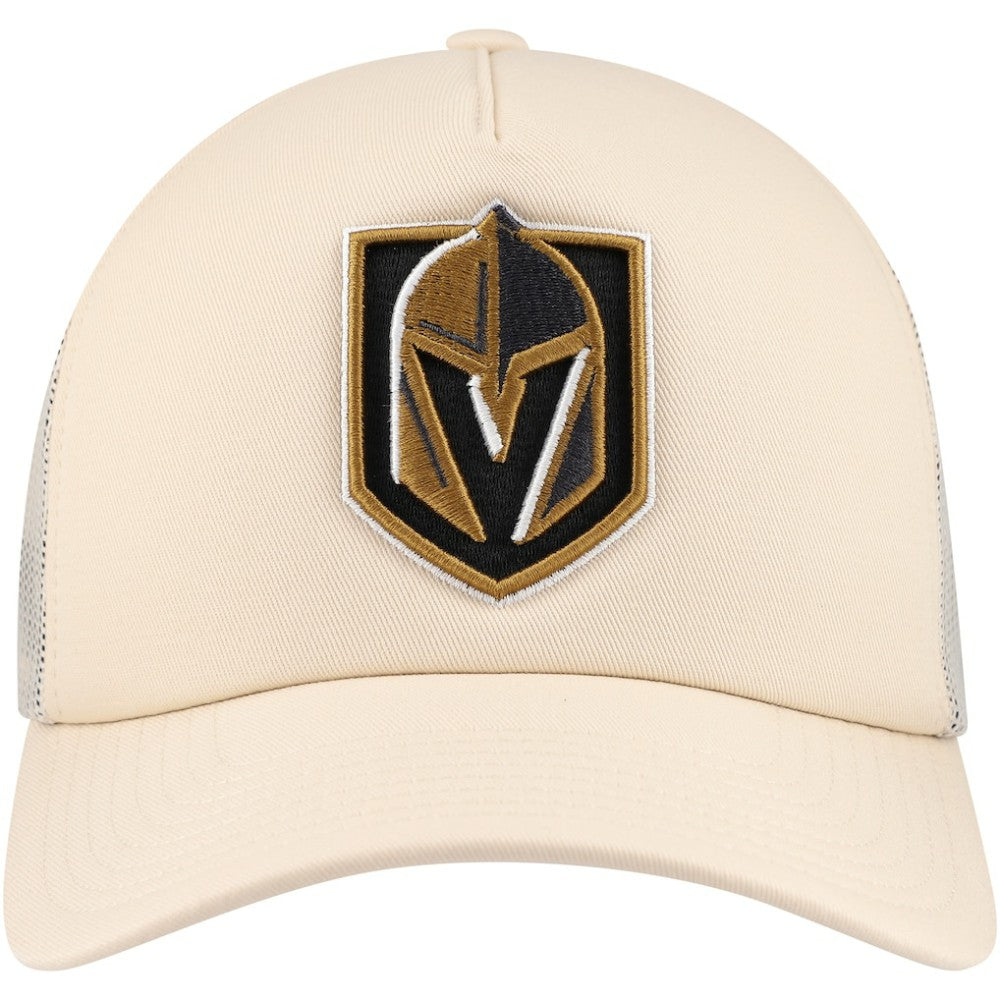 Vegas Golden Knights Mitchell & Ness Foam Front Trucker Adjustable Hat - Cream | US 201463704