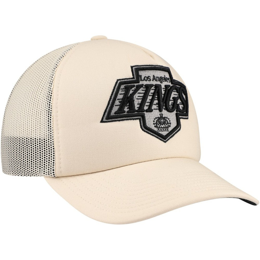 Los Angeles Kings Mitchell & Ness Foam Front Trucker Adjustable Hat - Cream | US 201463705