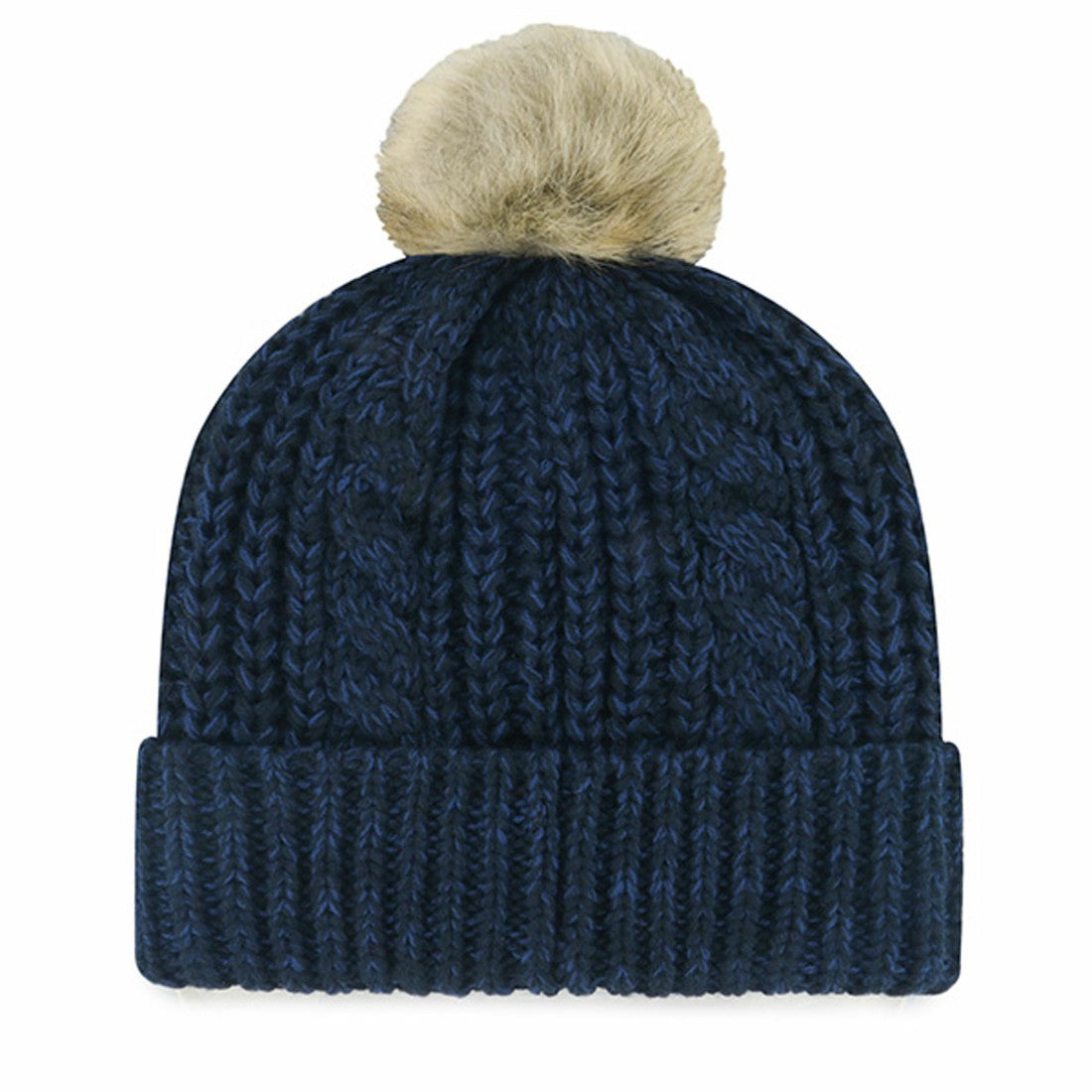 Houston Texans '47 Women's Meeko Cuffed Knit Hat with Pom - Navy Hats