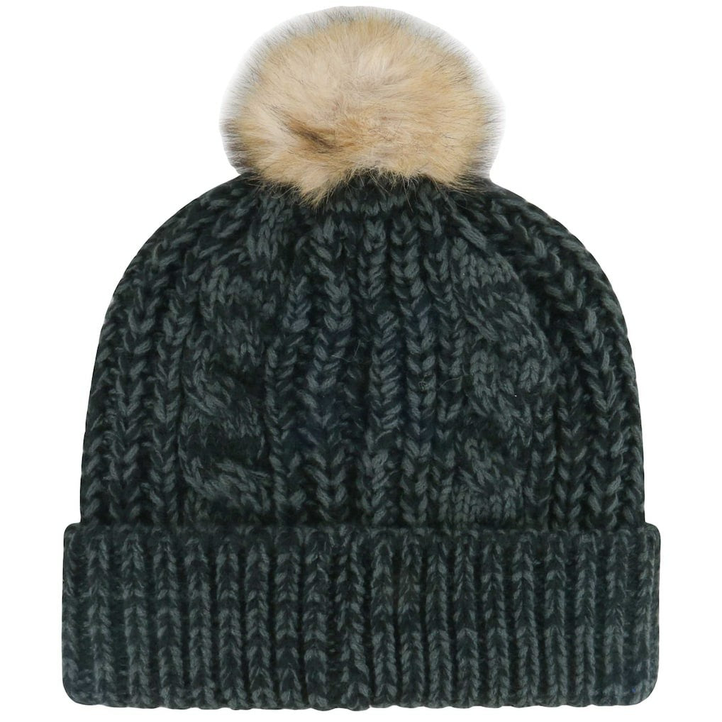 Kansas City Chiefs '47 Women's Meeko Cuffed Knit Hat with Pom - Black Hats