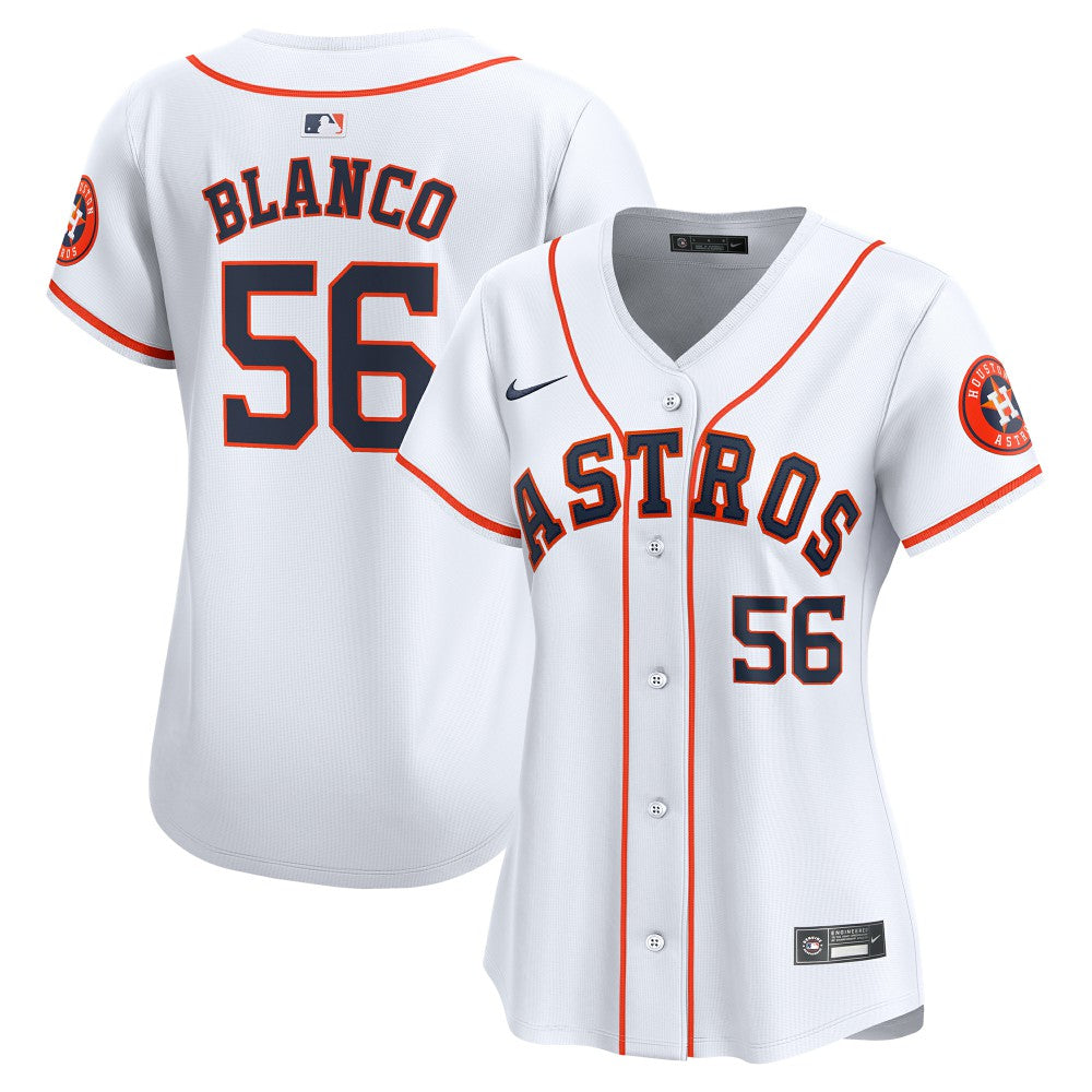 Ronel Blanco Houston Astros Nike Women's Home Limited Jersey - White Jerseys