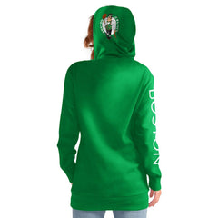 Boston Celtics G-III 4Her by Carl Banks Women's Base Coach Pullover Hoodie Kelly Green outlet