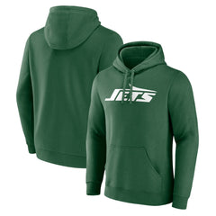 New York Jets Primary Logo Pullover Hoodie - Green Hoodies