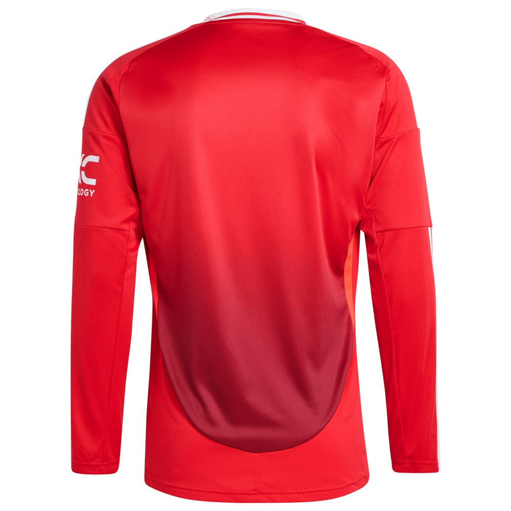 Manchester United 2024/25 Home Long Sleeve Replica Jersey Red - Adidas sale