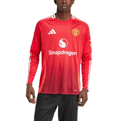 Manchester United 2024/25 Home Long Sleeve Replica Jersey Red - Adidas sale